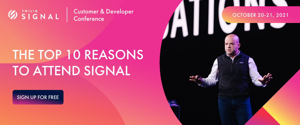 Top 10 Reasons to Attend SIGNAL