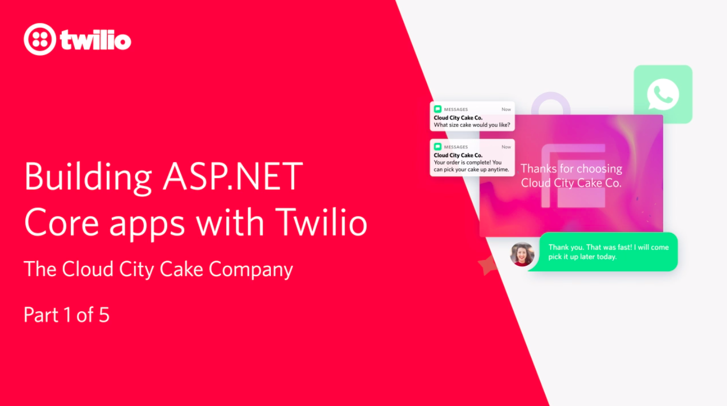 Building ASP.NET Core apps with Twilio