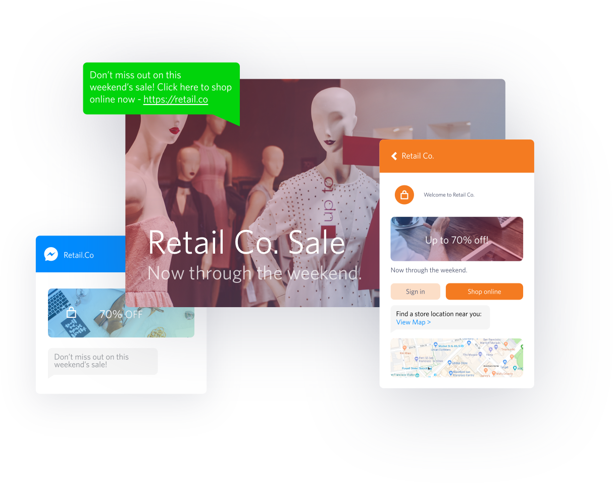 Engage customers with SMS marketing